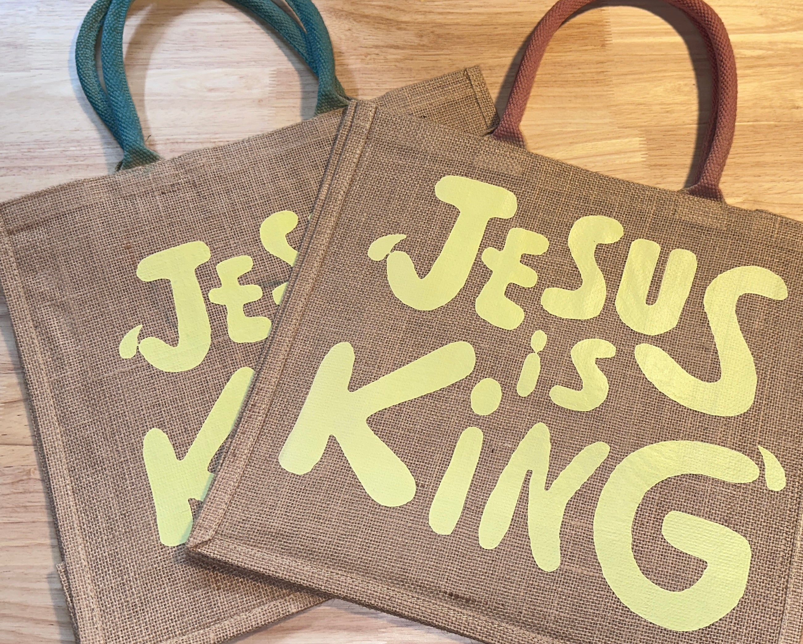 Burlap Bag with Logo - Custom